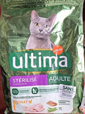 Ultima Sterilised Indoor Chat Poulet & Orge