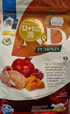 N&D Pumpkin Caille, Potiron & Grenade Adulte