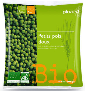Petits pois doux bio
