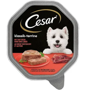 Cesar Terrines Classiques Poulet Foie Chien