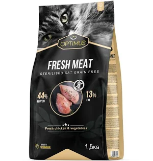 Optimus Chat Stérilisé Poulet Sans Céréales