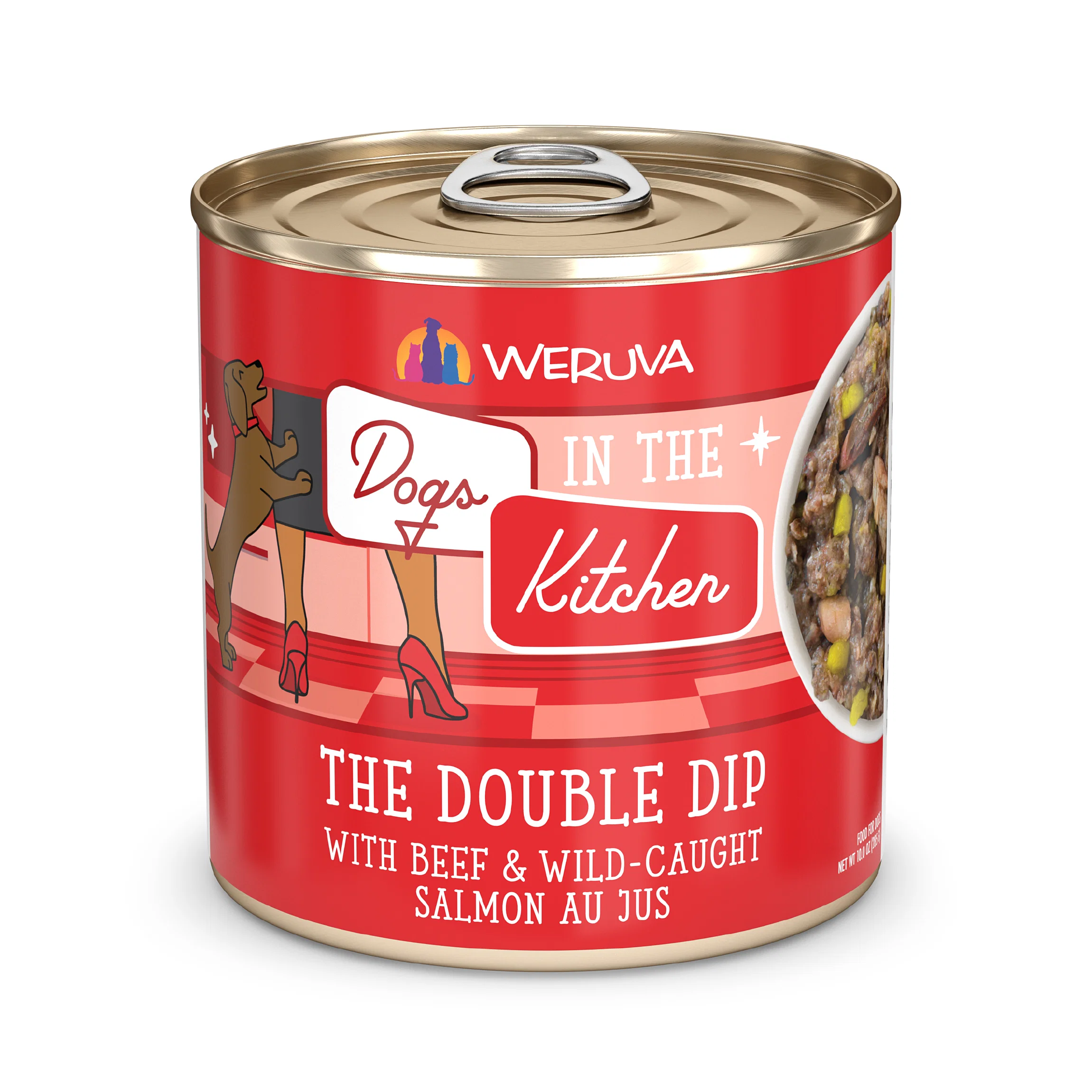 Dogs in the Kitchen The Double Dip Beef & Wild-Caught Salmon Recipe Au Jus