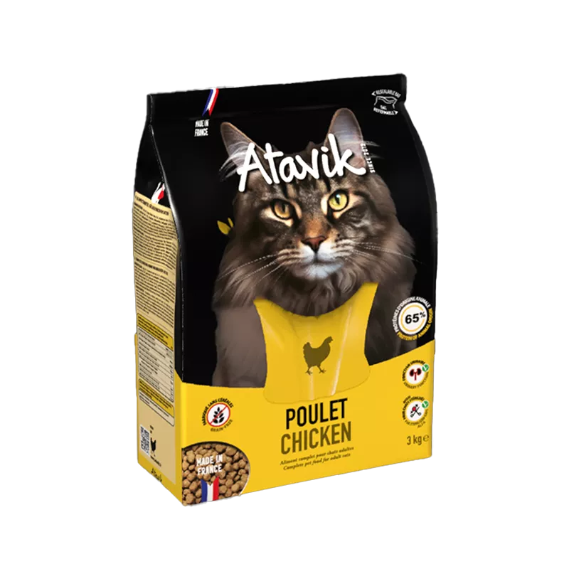 Croquettes chat sans céréales au poulet - Made in France
