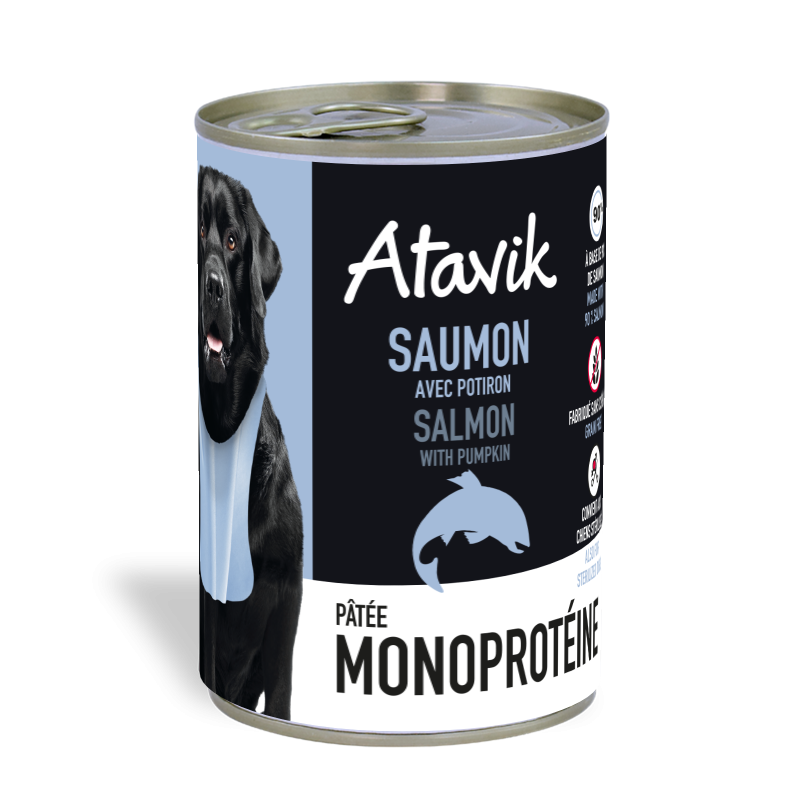 Pâtée pour chien Monoprotéine - Saumon