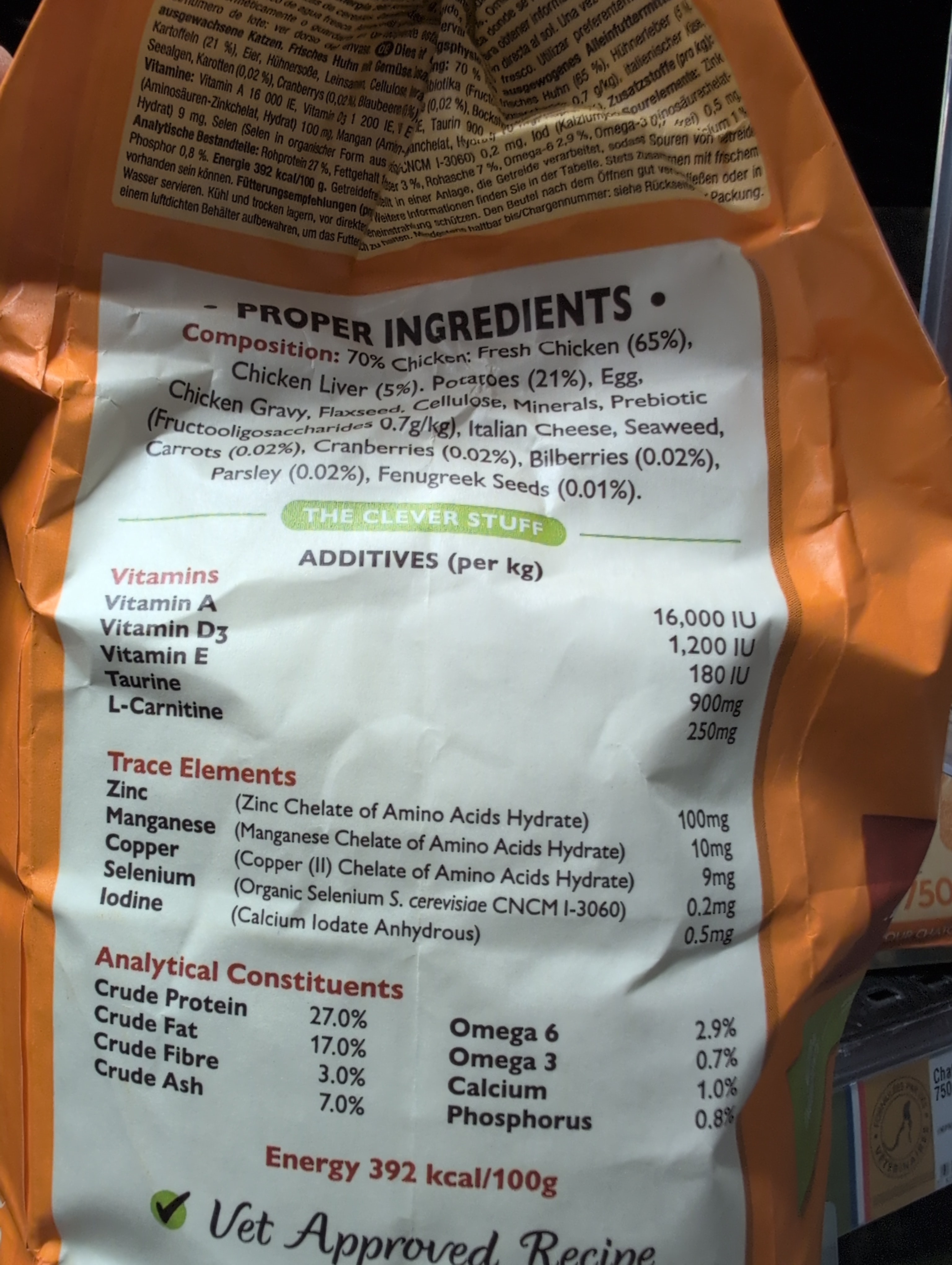 Bio Chat Poulet Pâtée