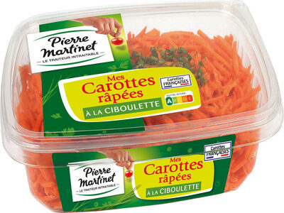 Carottes râpées à la ciboulette