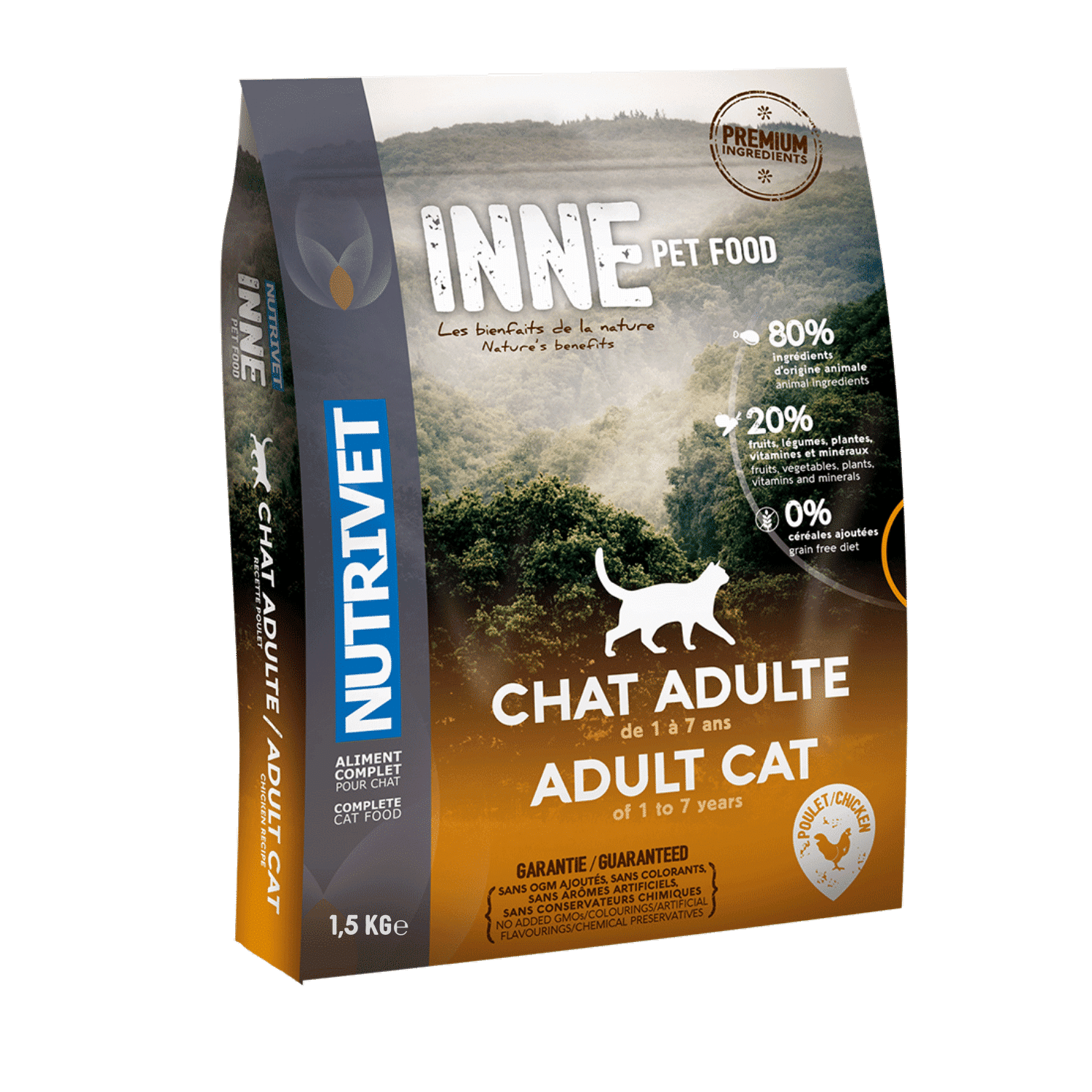 Croquettes chat poulet