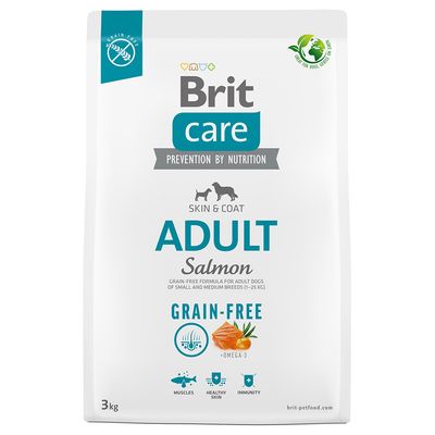 Brit Care Grain Free Adult Saumon & Pomme de Terre Croquettes Chien