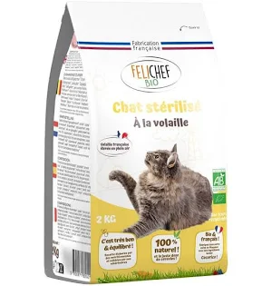 Felichef Bio Croquettes Volaille Chat Adult