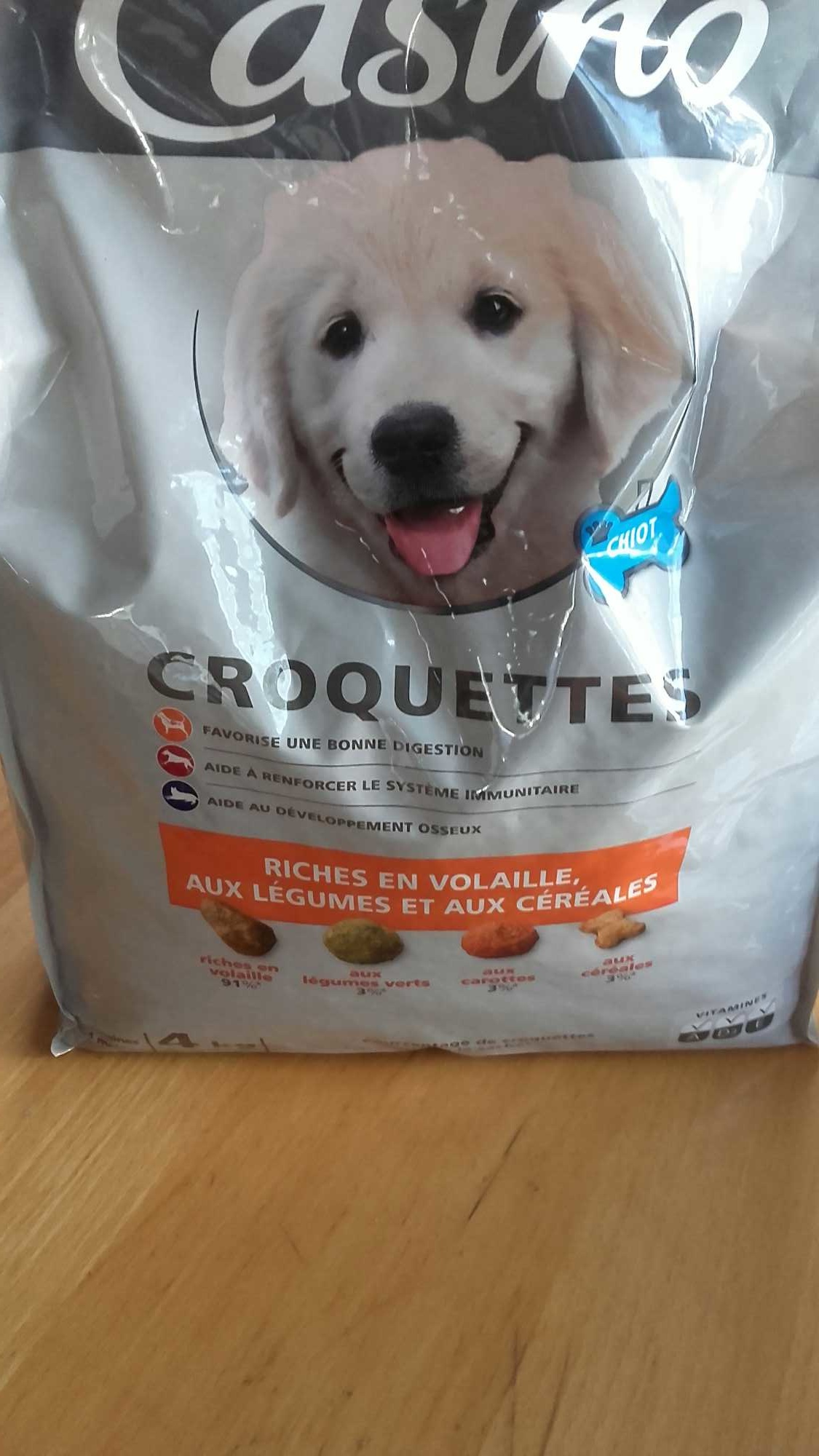 Croquettes au Boeuf et aux Légumes pour Chien Adulte