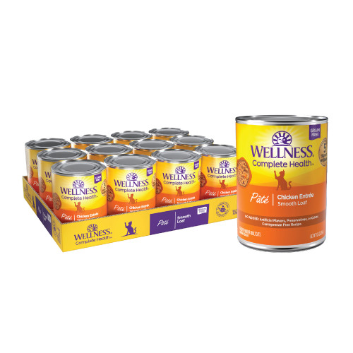 Wellness Complete Health Adult Chicken Pâté Wet Cat Food