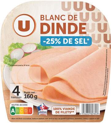 Blanc de dinde sel réduit