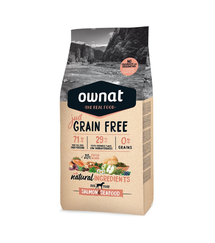 Ownat Just Grain Free Adult Saumon & Poissons