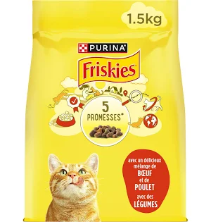 Friskies Chat d'Intérieur Poulet & Légumes