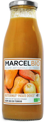 Soupe butternut & patate douce bio