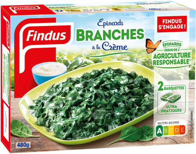 Épinards branches à la crème