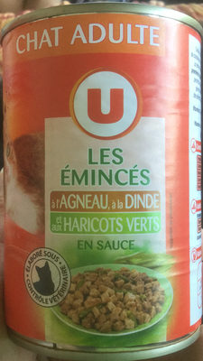 Les émincés à l'agneau, à la dinde et aux haricots verts en sauce