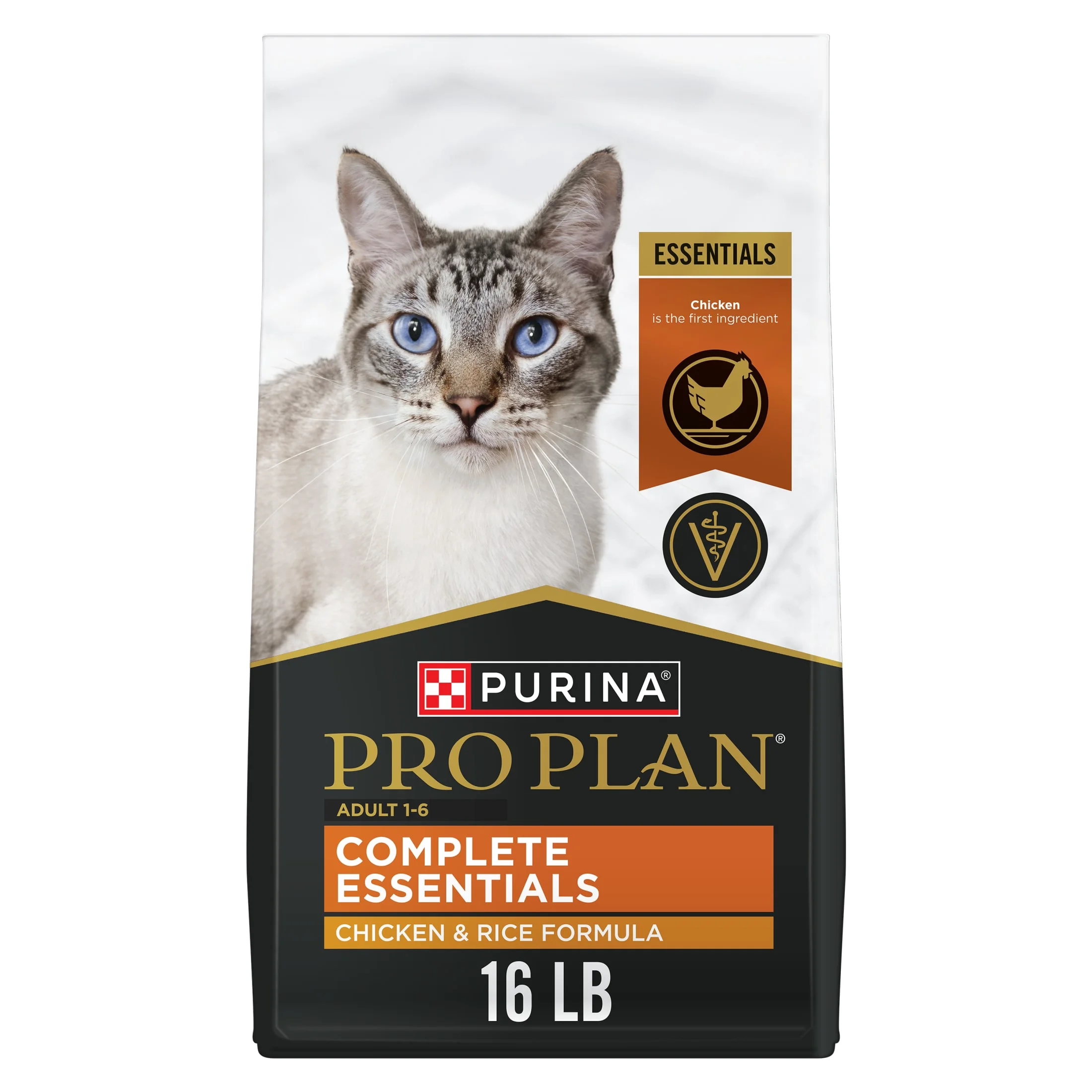 Purina Pro Plan Complete Essentials Adult Chicken & Rice Dry Cat Food