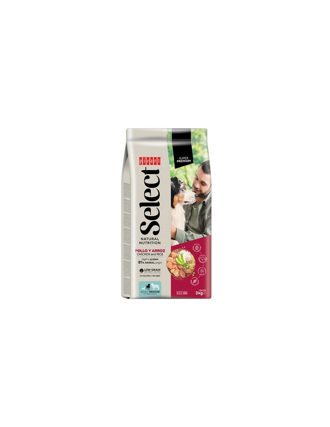Picart Select Perro Adult Medium Pollo y Arroz