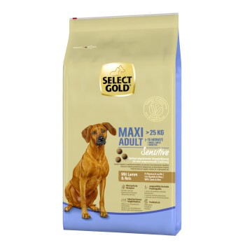 SELECT GOLD Sensitive Croquettes Chien Adulte Maxi Agneau et riz 12 kg