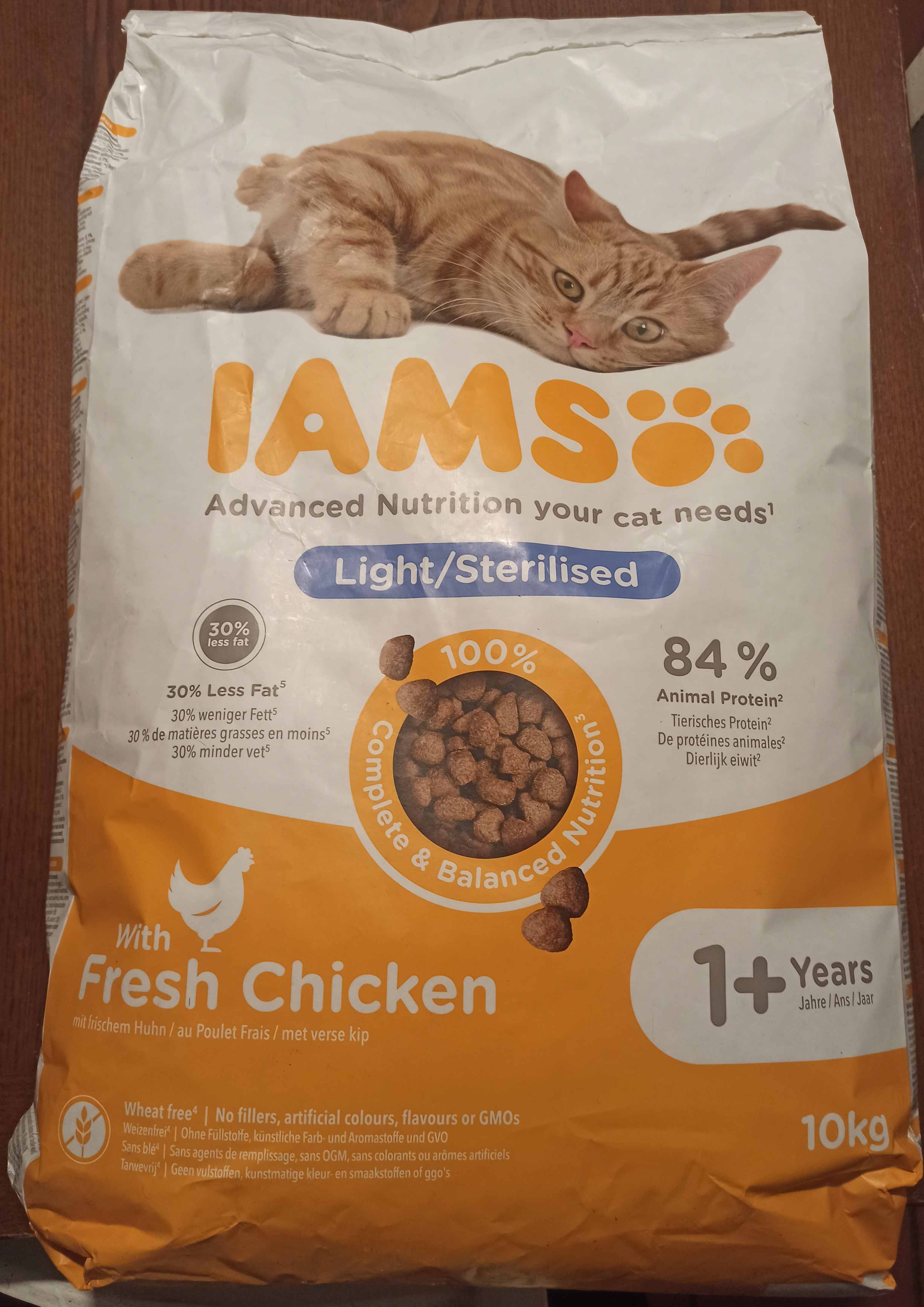 Iams for Vitality Chat Adulte Sterilise Poulet
