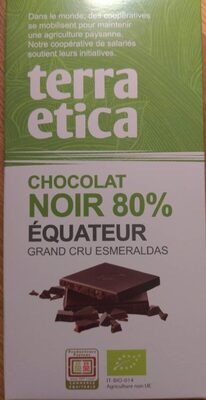 Chocolat noir 80% équateur