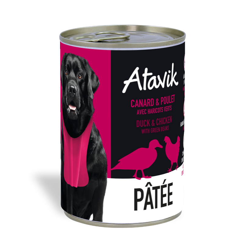 Pâtée pour chien - Canard & Poulet