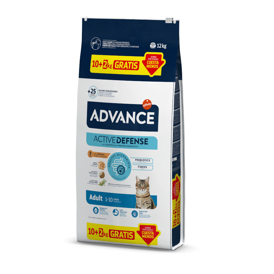 Advance Feline Adult Pollo y Arroz pienso para gatos