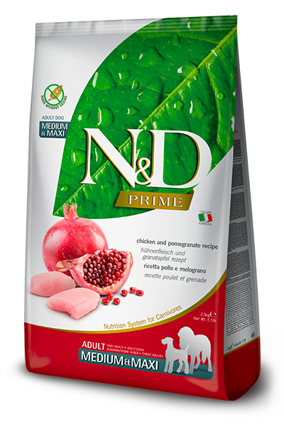 N&D Prime Canine Chicken & Pomegranate Adult Medium & Maxi