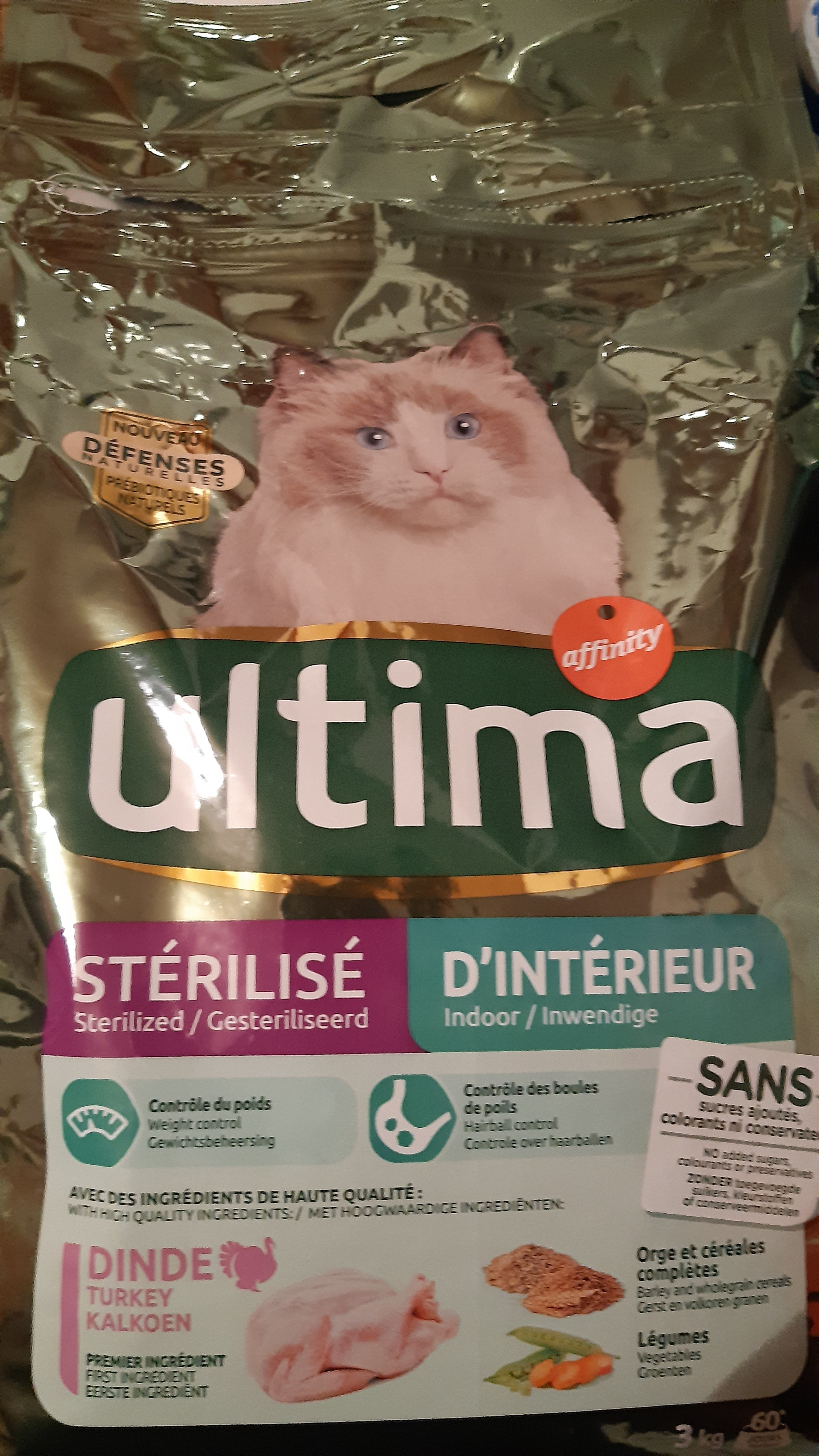 Chat Stérilisé Hairball Dinde