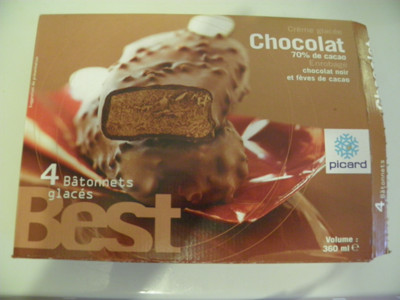 4 Chocolat 70% Cacao Picard