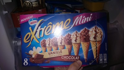 Mini Cônes Vanille Nougatine & Chocolat Nestlé