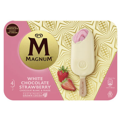 Magnum Chocolat Blanc Fraise