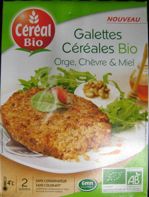 Galettes de Céréales - Orge, chèvre et miel