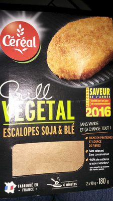 Grill végétal - Escalopes soja & blé