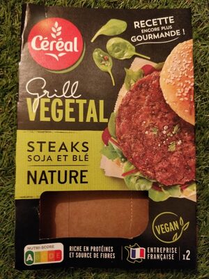 Grill végétal steak soja et blé