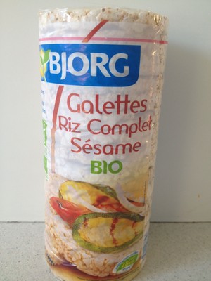 Galettes riz sésame
