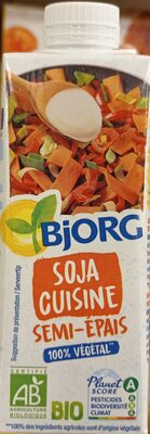Soja cuisine semi-épais bio