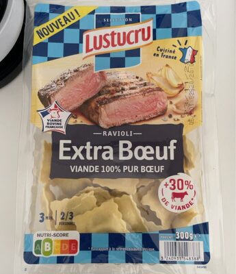 Lustucru ravioli extra boeuf 300g x8