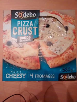 Pizza Crust Cheesy 4 fromages