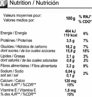 Postre de soja con chocolate