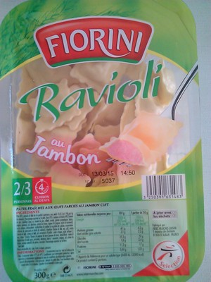 RAVIOLI JAMBON CUIT 300g