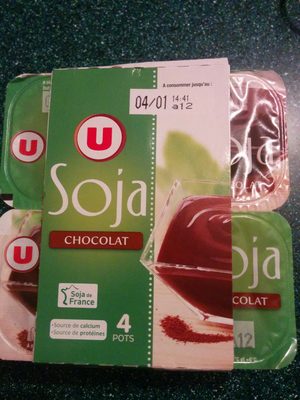 Spécialité dessert de soja au chocolat 4x100g