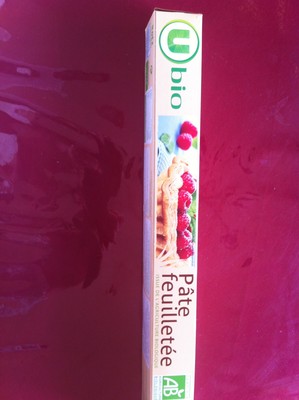 Pâte à tarte feuilletée pur beurre bio