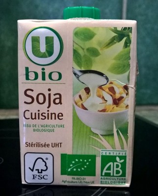 Soja cuisine fluide , 3x20cl