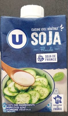 Soja cuisine végétal fluide brique de 3x20cl