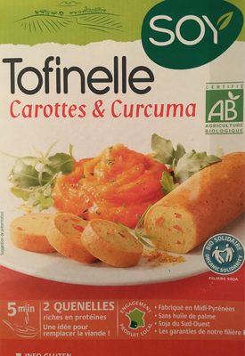 Tofinelle carottes & curcuma bio