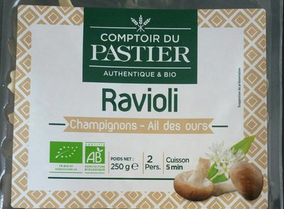 Ravioli champignons ail des ours BIO