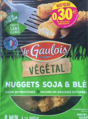 nuggets soja et blé le gaulois vegetal