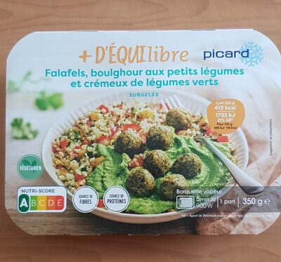 Falafels boulghour aux petits légumes